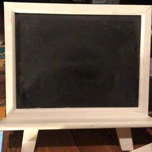 Black chalk board stand